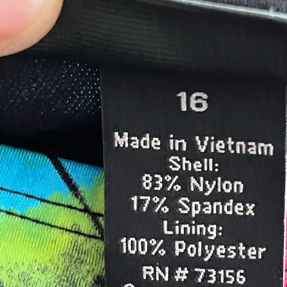 New Bikini Bottoms Apt 9 CL Size 16 Tropical Floral - Picture 6 of 6